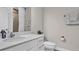 Clean bathroom with a single sink vanity at 10399 Gliding Eagle Way, Land O Lakes, FL 34638