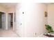 Clean and spacious hallway with doors to bedrooms and a storage closet at 11125 Winthrop Lake Dr, Riverview, FL 33578