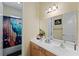 Bathroom with double vanity and shower/tub combo at 11307 Wagon Trail Run, Lithia, FL 33547