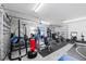 Home gym with a variety of workout equipment at 11307 Wagon Trail Run, Lithia, FL 33547