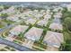 Bird's-eye view of a neighborhood with many houses at 11447 Golf Round Dr, New Port Richey, FL 34654