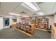 Community library with various book selections at 11447 Golf Round Dr, New Port Richey, FL 34654