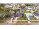 Aerial view showing home's location and neighborhood at 120 80Th N Ave, St Petersburg, FL 33702