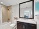 Modern bathroom with a soaking tub, shower, and vanity at 146 4Th Ne Ave # 504, St Petersburg, FL 33701