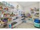 Well-organized pantry with ample shelving for food storage at 14690 Horse Trot Rd, Lithia, FL 33547