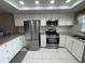 Modern kitchen with stainless steel appliances at 1847 Shore S Dr # 316, South Pasadena, FL 33707