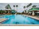 Large community pool with waterslide at 19144 Meadow Pine Dr, Tampa, FL 33647