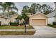 House exterior view with palm trees and a neighborhood street at 19144 Meadow Pine Dr, Tampa, FL 33647