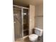 Clean bathroom with shower stall and toilet at 2333 Feather Sound Dr # B301, Clearwater, FL 33762