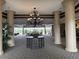 Elegant lobby with chandelier and seating at 2333 Feather Sound Dr # B301, Clearwater, FL 33762