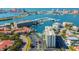 High-rise building with water access and city skyline view at 255 Dolphin Pt Pt # 603, Clearwater Beach, FL 33767