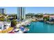 Luxury high-rise building with private boat slips and beautiful waterfront views at 255 Dolphin Pt Pt # 603, Clearwater Beach, FL 33767