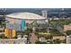 Aerial view of stadium and cityscape at 301 1St S St # 3204, St Petersburg, FL 33701