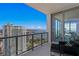 Spacious balcony with city and water views at 301 1St S St # 3204, St Petersburg, FL 33701