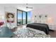 Main bedroom with city views and a large bed at 301 1St S St # 3204, St Petersburg, FL 33701