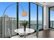 Bright dining area with stunning city views at 301 1St S St # 3204, St Petersburg, FL 33701