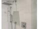 Modern shower with rainfall shower head and body sprays at 301 1St S St # 3204, St Petersburg, FL 33701