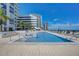 Large resort-style pool with ample deck space for sunbathing at 301 1St S St # 3204, St Petersburg, FL 33701