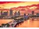 St. Petersburg, Florida skyline at sunset at 3182 65Th N St, St Petersburg, FL 33710