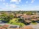 Aerial view of condo community with ample green space at 3833 Lighthouse Way, New Port Richey, FL 34652