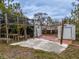 Large backyard with a shed and an aviary at 4228 Spring Way Cir, Valrico, FL 33596