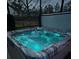 Enjoy a relaxing soak in this outdoor hot tub at 4449 Tour Trce, Land O Lakes, FL 34638