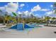 Community splash pad with fun water features for  at 4449 Tour Trce, Land O Lakes, FL 34638