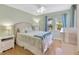 Bedroom with double bed, closet and light color scheme at 4845 W Sunset Blvd, Tampa, FL 33629