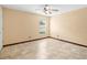 Bedroom with ceiling fan and tile floors at 5649 Glencrest Blvd, Tampa, FL 33625