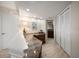 Bathroom with granite vanity and access to bedroom at 5700 Escondida S Blvd # 302, St Petersburg, FL 33715