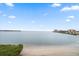 Panoramic view of the water and shoreline at 5700 Escondida S Blvd # 302, St Petersburg, FL 33715