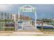 Convenient boat dock for residents with waterfront access at 6020 Shore S Blvd # 411, Gulfport, FL 33707