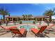 Resort-style pool with lounge chairs and spa at 6120 Watercolor Dr, Lithia, FL 33547