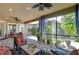 Spacious screened patio, perfect for outdoor relaxation at 6120 Watercolor Dr, Lithia, FL 33547
