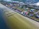 Aerial view of waterfront homes with private docks and pools at 6408 Bright Bay Ct, Apollo Beach, FL 33572