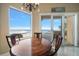 Bright breakfast nook with water views and seating for four at 6408 Bright Bay Ct, Apollo Beach, FL 33572