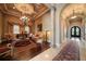 Elegant living room with high ceilings and ornate details at 6408 Bright Bay Ct, Apollo Beach, FL 33572