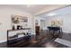 Dining area with dark hardwood floors and modern decor at 674 61St S Ave, St Petersburg, FL 33705