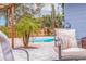 Inviting kidney-shaped pool with patio access at 674 61St S Ave, St Petersburg, FL 33705