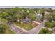 Aerial view of the house near the waterfront at 7000 Dr Martin Luther King Jr S St, St Petersburg, FL 33705