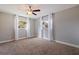 Bright bedroom with ceiling fan and neutral decor at 7000 Dr Martin Luther King Jr S St, St Petersburg, FL 33705