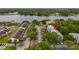 Aerial view of property and surrounding community near water at 7117 E Bank Dr # 2, Tampa, FL 33617