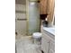 Clean bathroom with shower and updated vanity at 7400 Spring Hill Dr # 209, Spring Hill, FL 34606