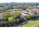 Aerial view of new construction home among other houses at 126 Ricardo Ne Way, St Petersburg, FL 33704