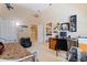 Versatile bedroom with desk and daybed, ensuite bathroom access at 127 Sands Point Dr, Tierra Verde, FL 33715