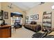 Charming bedroom with built-in desk and daybed at 127 Sands Point Dr, Tierra Verde, FL 33715