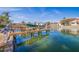 Private boat dock with lift for easy water access at 127 Sands Point Dr, Tierra Verde, FL 33715