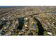 Aerial view of house and neighborhood at 1290 Cambridge Dr, Venice, FL 34293