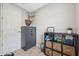 Finished basement room with gun safe and storage at 14786 Horse Trot Rd, Lithia, FL 33547