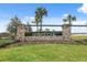 Hawkstone community entrance sign at 14786 Horse Trot Rd, Lithia, FL 33547